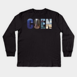 Coen Brothers - Thriller Kids Long Sleeve T-Shirt